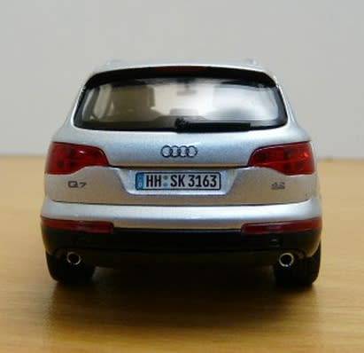 Audi Q7 (4.2) 2007 silver 1/43 Schuco NEW+showcased FREE Delivery #4483 instant wheels