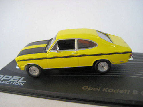 Opel Kadett B Coupe 1965/73 yellow 1/43 IXO NEW+boxed  #4494 instant wheels