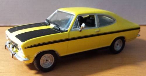 Opel Kadett B Coupe 1965/73 yellow 1/43 IXO NEW+boxed  #4494 instant wheels