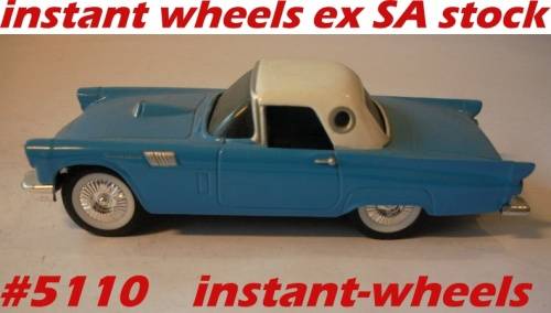 Ford Thunderbird 1957 blue ERTL NEW+showcased FREE delivery #5110 instant wheels