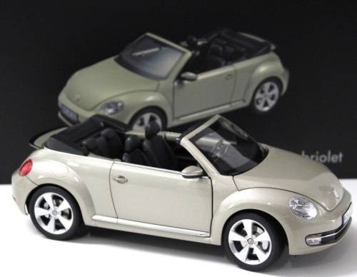 Volkswagen New Beetle Cabriolet 2013 beige 1/18 Kyosho NEW+boxed  #8060 instant wheels