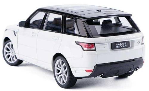 Land Rover RangeRover Sport 2014 white/black 1/24 Welly NEW+boxed  #2189 instant wheels