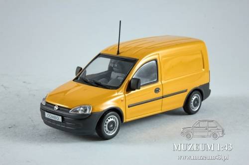 Opel Combo Van 2012 yellow 1/43 Minichamps NEW+boxed  #5168 instant wheels