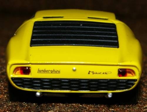 Lamborghini Miura 1966 yellow DelPrado NEW+showcased FREE Delivery #5196 instant wheels