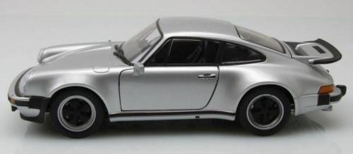 Porsche 911 Turbo 3.0 1974 silver 1/24 Welly NEW+boxed  #2198 instant wheels