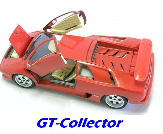 1:18 Lamborghini Diablo 1990 red by Maisto, top condition, 7 days money-back g'tee! #154