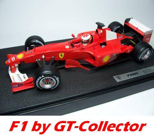1:18 Ferrari F1 F2001 MSchumacher 2001 by Hotwheels, MINT boxed, G'tee! #266