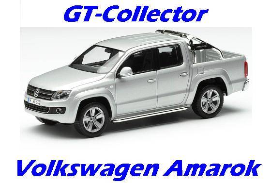 1:43 Volkswagen Amarok 2009 silver(w.rollbar)MinichmpsNEW,FREE ins.delivry  #635