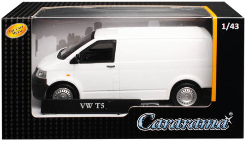 Volkswagen T5 Panelvan 2009 white 1/43 Cararama NEW+boxed  #5312 instant wheels