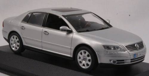 Volkswagen Phaeton 2007 silver 1/43 Minichamps NEW+boxed  #4170 instant wheels