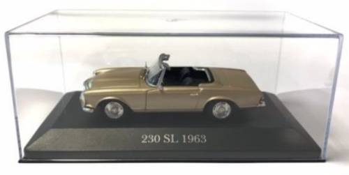 Mercedes-Benz 230 SL (W113) 1963 beige-met 1/43 IXO NEW+boxed  #4133 instant wheels