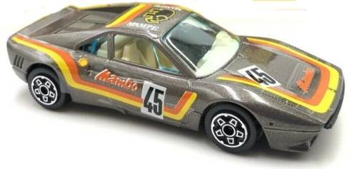 Ferrari GTO #45 (Mampe) Mambo 1984 bronze 1/43 Bburago NEW+showcased #5354 instant wheels