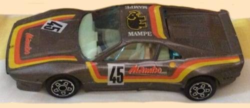 Ferrari GTO #45 (Mampe) Mambo 1984 bronze 1/43 Bburago NEW+showcased #5354 instant wheels