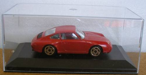 Porsche 911 (996) Carrera 1993 red 1/43 Bburago/IT NEW+showcased  #5404 instant wheels
