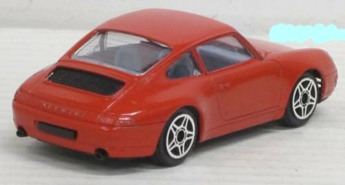 Porsche 911 (996) Carrera 1993 red 1/43 Bburago/IT NEW+showcased  #5404 instant wheels