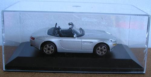 BMW Z8 Spider 2003 silver 1/43 Bburago NEW+showcased  #5412 instant wheels
