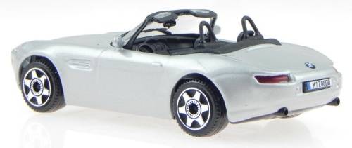 BMW Z8 Spider 2003 silver 1/43 Bburago NEW+showcased  #5412 instant wheels