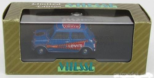 Austin Mini 1000 Mk.II (Levi`s) 1963 blue 1/43 Vitesse NEW+boxed  #5442 instant wheels