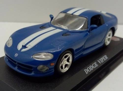 Dodge Viper GTS 2001 blue/white stripes 1/43 IXO NEWinBlister  #5453 instant wheels