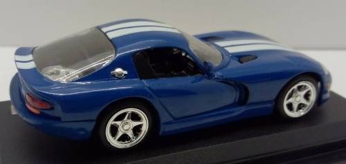 Dodge Viper GTS 2001 blue/white stripes 1/43 IXO NEWinBlister  #5453 instant wheels