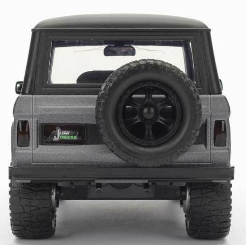 Ford Bronco 1973 matte grey+black 1/24 Jada NEW+boxed  #2276 instant wheels