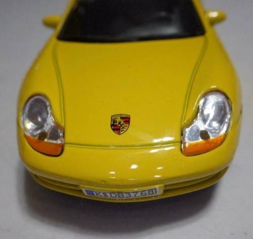 Porsche 911 Carrera 2001  light-yellow 1/38 Welly NEW+reblistered  #3805 instant wheels