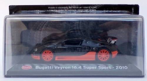 Bugatti Veyron 16.4 Super Sport 2010 black/orange 1/43IXO NEW+boxed FREE delivery 5570 instantwheels