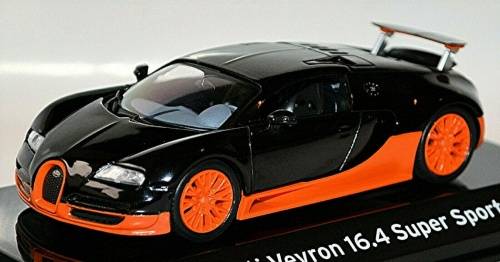 Bugatti Veyron 16.4 Super Sport 2010 black/orange 1/43IXO NEW+boxed FREE delivery 5570 instantwheels