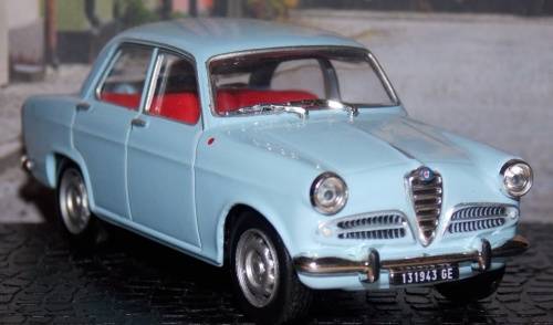 Alfa Romeo Giulietta 1956 lt.blue 1/43 IXO NEW+boxed  #5837 instant wheels