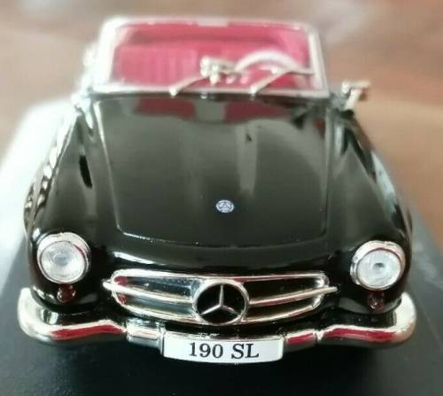 Mercedes-Benz 190SL  (W121) 1955 black 1/43 IXO NEW+boxed  #5397 instant wheels