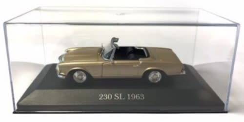 Mercedes-Benz 230 SL (W113) 1963 beige-met 1/43 IXO NEW+boxed  #4133 instant wheels