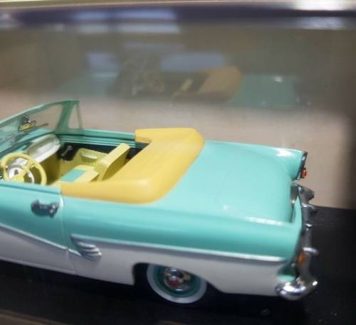 Ford Taunus 17M Cabriolet 1957 blue+white 1:43 Solido NEW+boxed  #5863 instant wheels