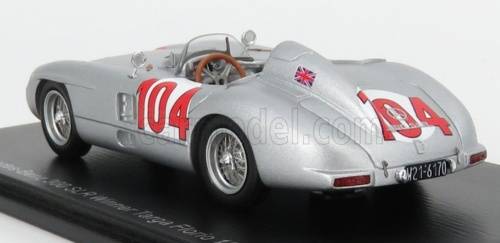 Mercedes-Benz 300SLR 1955 #104 Targa Florio Stirling Moss 1:43 Brumm NEW+boxed #5924 instant wheels