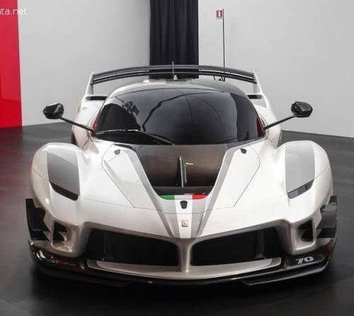 Ferrari FXX K EVO No.70 2017  white-met/carbon 1:43 Ferrari-Bburago NEW+boxed *5963 instant wheels