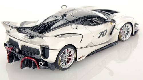Ferrari FXX K EVO No.70 2017  white-met/carbon 1:43 Ferrari-Bburago NEW+boxed *5963 instant wheels