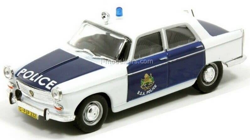Peugeot 404 1965 BritishSouthAfricaPolice 1/43 IX0 NEWinBlister #5186 instant wheels