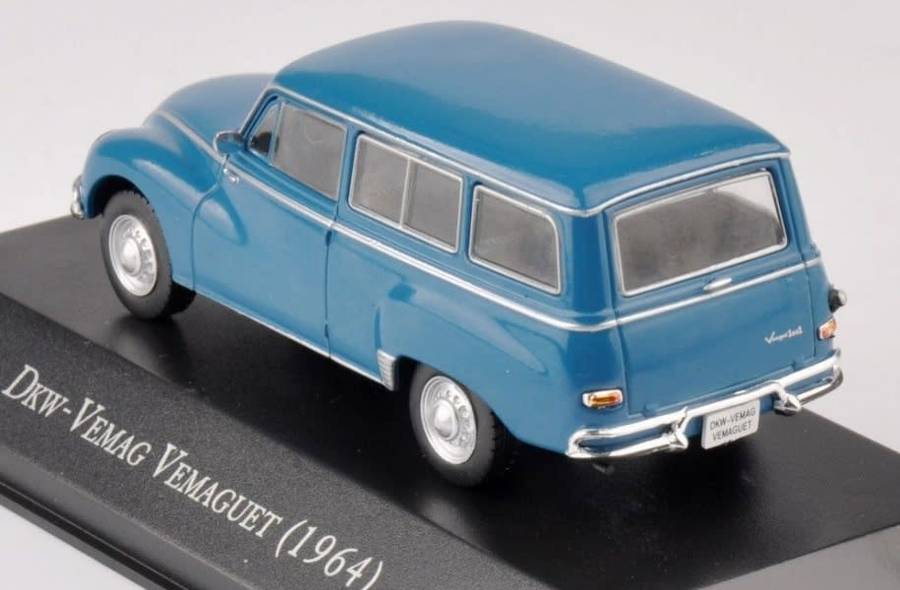 Auto-Union DKW-Vemag Vemaguet Stn Wgn 1964 blue 1/43 DeAgostini/IXO NEW+boxed *6013 instant wheels