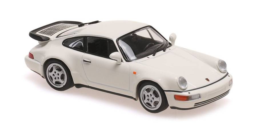 Porsche 911 (964) Turbo 1990 white 1/24 Welly NEW+boxed  #2124 instant wheels