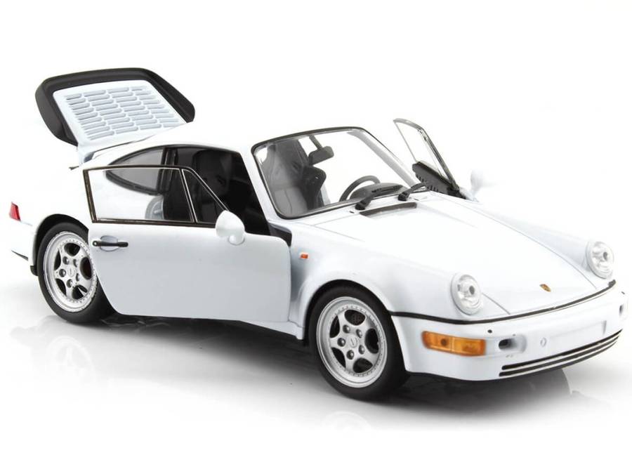 Porsche 911 (964) Turbo 1990 white 1/24 Welly NEW+boxed  #2124 instant wheels