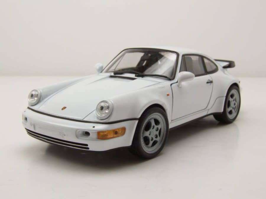 Porsche 911 (964) Turbo 1990 white 1/24 Welly NEW+boxed  #2124 instant wheels