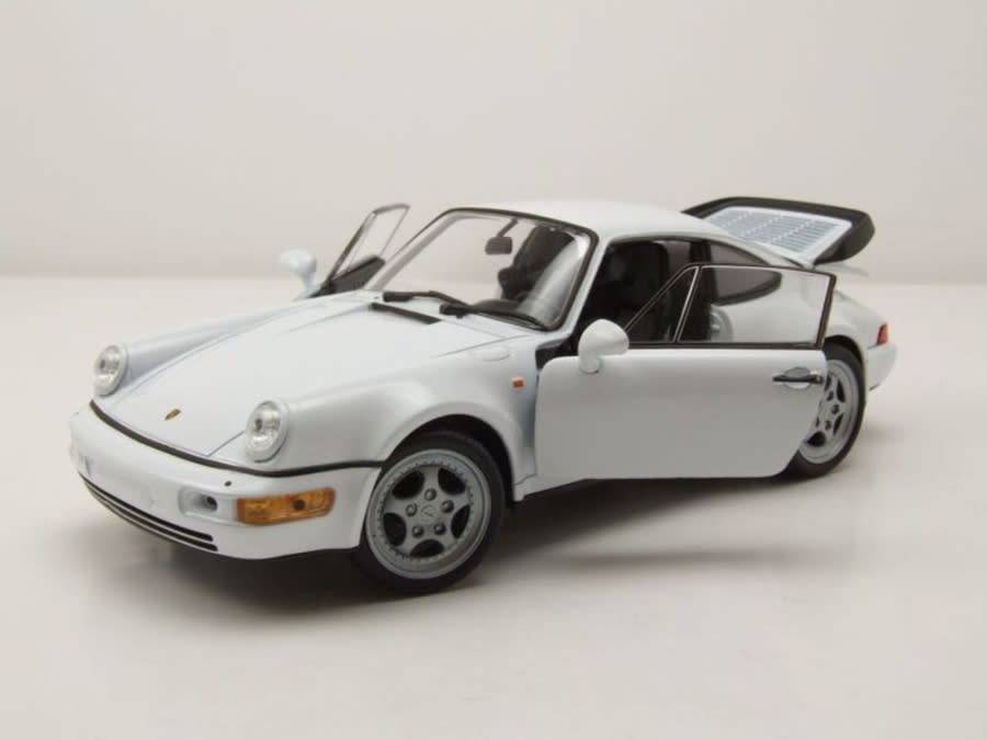 Porsche 911 (964) Turbo 1990 white 1/24 Welly NEW+boxed  #2124 instant wheels