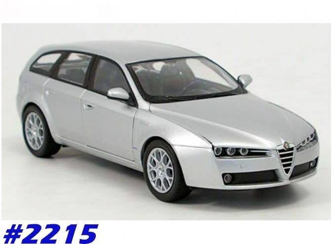 Alfa Romeo 159 Sportwagon 2008 silver 1/24 Welly NEW+boxed  #2215 instant wheels