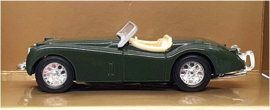 Jaguar Roadster XK-120 1948 British Racing Green 1/43 Ertl NEW+boxed #6042 instant wheels