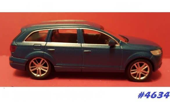 Audi Q7 2005-2015 blue 1/43 IXO NEWinBlister  #4634 instant wheels
