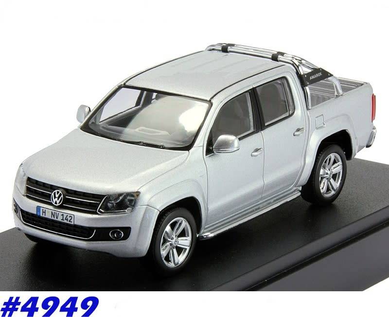 Volkswagen Amarok silver 1/43 Schuco RESIN NEW+boxed #4949 instant wheels