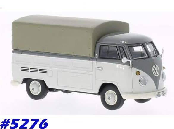 Volkswagen T1 Pick-up +rem.tarpaulin 1962 1/43 PremiumClassiXX NEW+boxed #5276 instant wheels