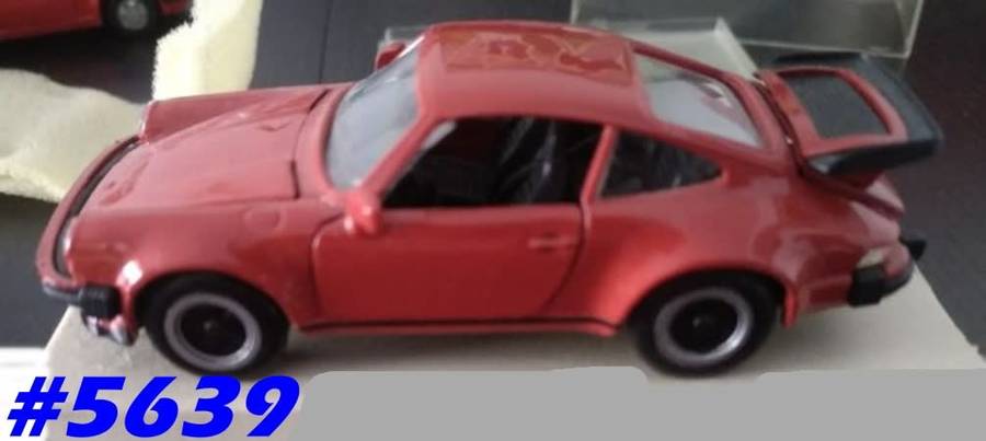 Porsche 911 turbo 1984 red 1/43 NZG NEW+reblistered  #5639 instant wheels