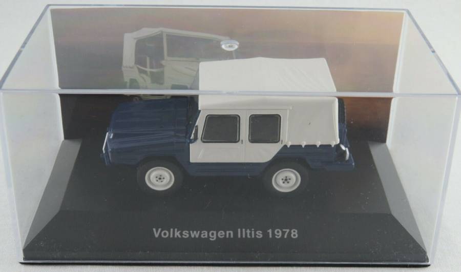 Volkswagen Iltis 4x4 Army-Jeep 1978 dark-blue 1/43 Altaya/IXO NEW+boxed #6048 instant wheels
