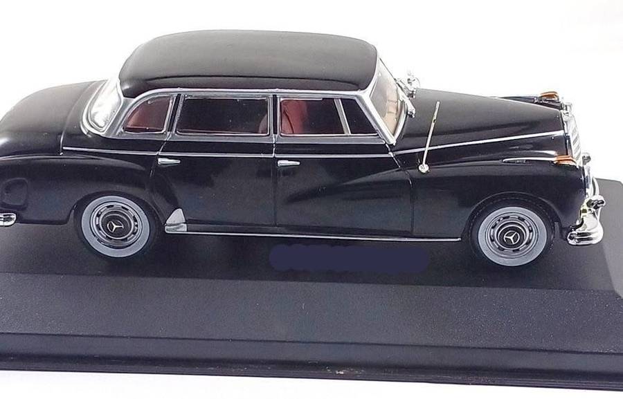Mercedes-Benz 300d `Adenauer` W189 1957 black 1/43 IXO NEW+boxed #6054 instant wheels