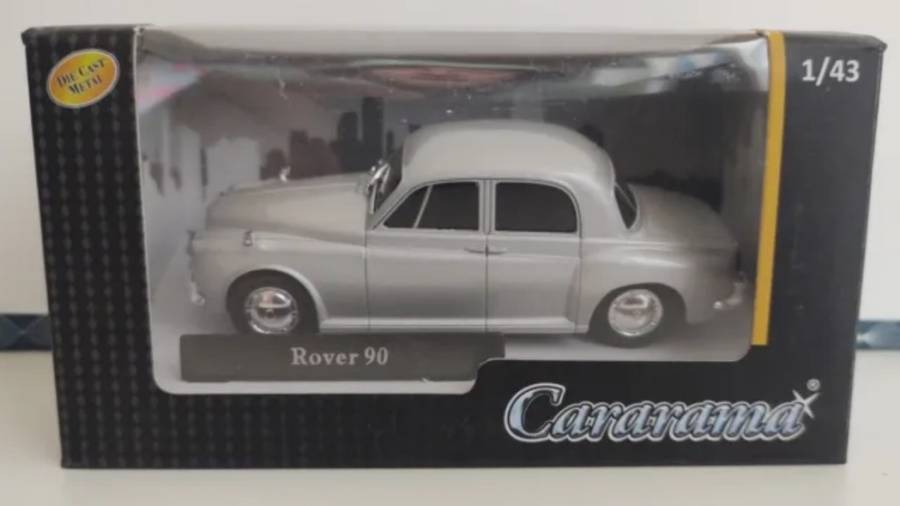 Rover 90 Saloon 1956 silver 1/43 Cararama-OxfordDiecast NEW+boxed #6061 instant wheels